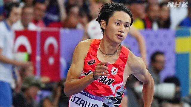 陸上 男子200m 鵜澤飛羽 準決勝進出 パリオリンピック