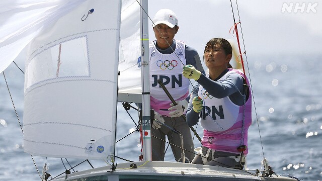 セーリング混合470級 岡田・吉岡ペア 総合３位維持 パリ五輪