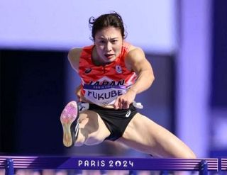 福部、１００ｍ障害で準決勝進出　陸上・７日