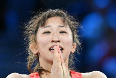 レスリング女子50キロ級、須崎優衣が銅メダル　パリ・オリンピック