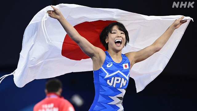 レスリング 藤波朱理が金メダル 女子53キロ級 パリ五輪