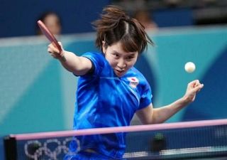 平野美宇、流れ断ち切る勝利　卓球団体、決勝進出の立役者に