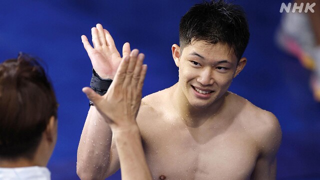 男子高飛び込み予選 17歳の玉井陸斗が準決勝進出 パリ五輪