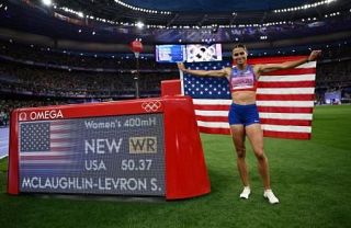 自らの世界記録を更新して優勝　陸上女子４００メートル障害