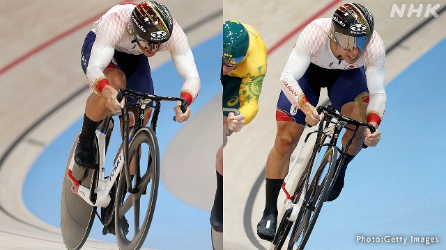 自転車男子スプリント 太田 小原 ともに準々決勝敗退 パリ五輪