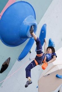 女子複合の森は４位　スポーツクライミング・１０日