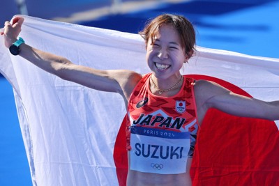 鈴木優花「とても楽しかったです」　女子マラソン6位入賞　パリ五輪