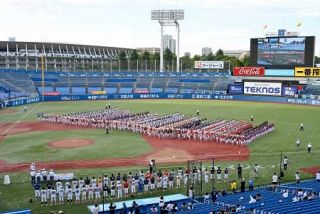 台風７号、学童軟式野球は順延　神宮開会式にお笑いの高岸さん