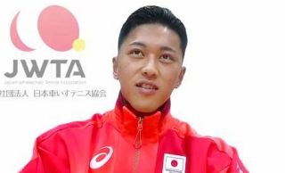 小田凱人「五輪超える衝撃を」　パラ車いすテニス代表