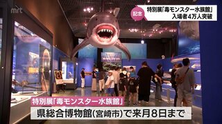 宮崎県総合博物館の特別展「毒モンスター水族館」　来場者が4万人を突破　9月8日まで開催