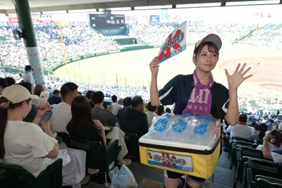 甲子園100年　金魚すくいにヒント　名物かちわり氷の歴史と変化