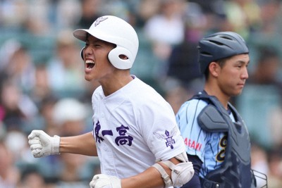 関東一が9年ぶり準決勝へ　東海大相模との関東対決制す　夏の甲子園