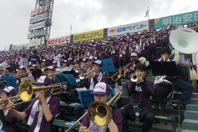 話題の大社OBトランペッター「毎試合泣いている」　夏の甲子園