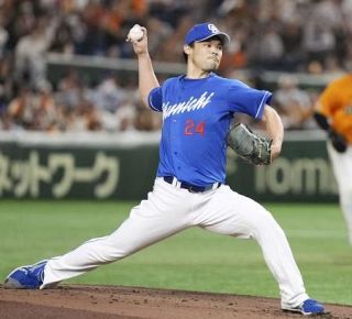 巨２―８中（２３日）　福谷が今季初勝利