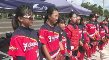 悲願の全国大会が…秋田の大雨で中止に　失意の女子ソフトボールチーム再出発　気持ち切り替え「北信越優勝」へ　児童「最後まであきらめない戦いを」　