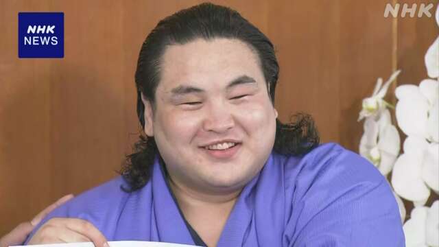 大相撲秋場所 新入幕の阿武剋「攻めた相撲で ふた桁勝利を」