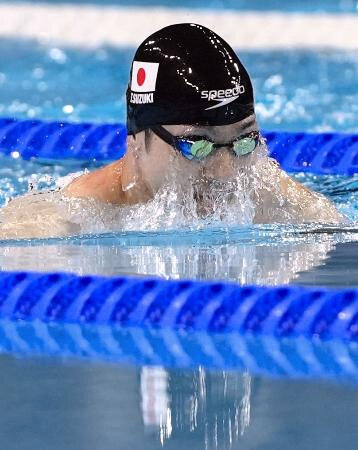 競泳鈴木が「金」、日本勢第１号　パラ、男子５０ｍ平泳ぎ