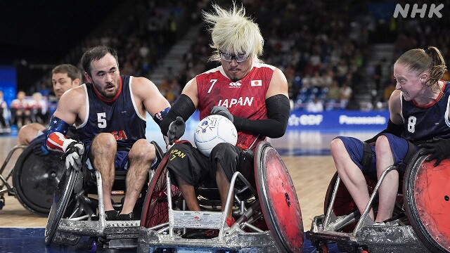 パリパラ 車いすラグビー 日本はアメリカに競り勝ち2連勝