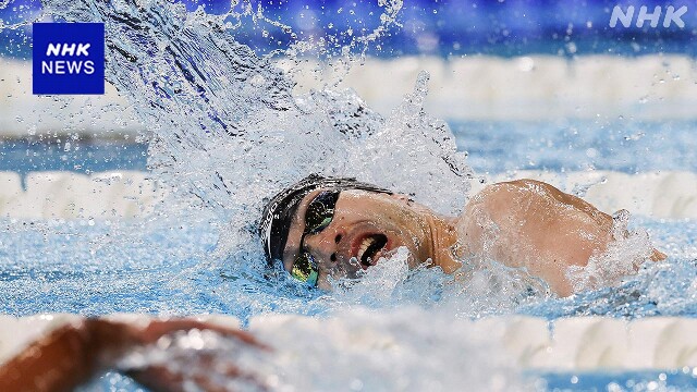 パリパラ 競泳男子100m自由形 鈴木孝幸 全体2位で決勝進出