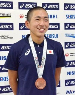 陸上・落合晃「すごくいい経験」　男子８００ｍ、Ｕ２０世界選手権