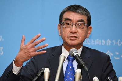 河野太郎氏、年末調整の廃止案を提示　政策発表会見で意義強調