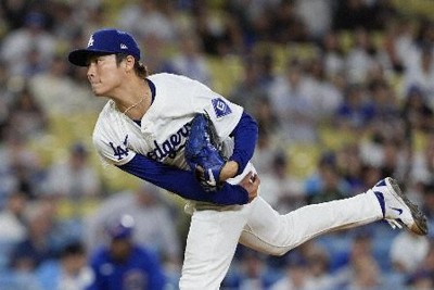 ドジャース山本3カ月ぶり復帰　先発で4回8三振　ダル通算201勝