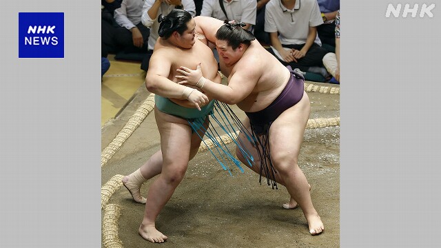 大相撲秋場所5日目 大関 琴櫻は初黒星 大の里 唯一の5連勝