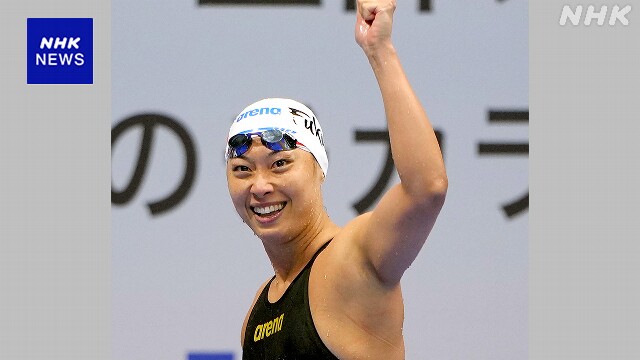 国スポ 競泳 ロンドン五輪銀 鈴木聡美 成年女子100m平泳ぎ優勝