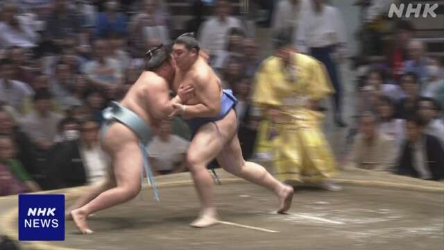 大相撲秋場所11日目 大の里は琴勝峰に勝って初日から11連勝