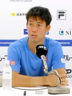 錦織圭「勝ち進みたい」　ジャパンＯＰテニスへ抱負