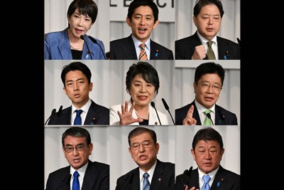 石破、高市、小泉3氏が決選投票にらみ議員票争奪戦　27日投開票