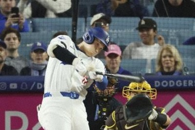 大谷は3打数1安打　パドレスが2年ぶりPO進出　米大リーグ