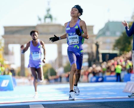 池田耀平が日本歴代２位　ベルリン・マラソン