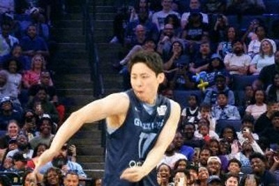 バスケ河村勇輝にファン歓声　NBA新人恒例ダンス大会で優勝