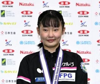 張本美がシングルス決勝へ　卓球のアジア選手権