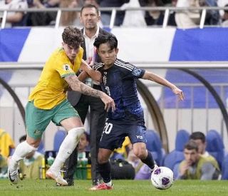 日本は豪州と前半０―０　サッカーＷ杯最終予選