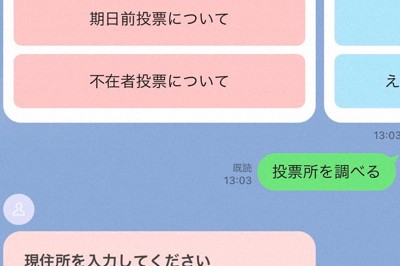 選挙のお悩み解決　毎日新聞社「えらぼっと」スタート