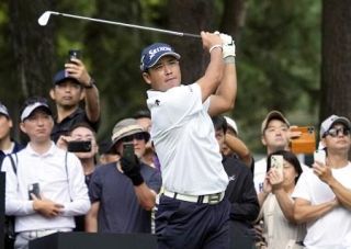 木下稜ら７位、松山５３位　ＺＯＺＯゴルフ第１日