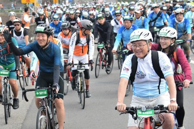 「サイクリングしまなみ」　愛媛－広島の高速を自転車で、絶景を満喫