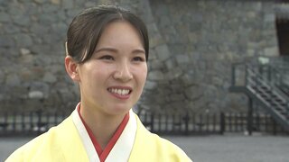 4か国語を操る「戦国の姫」熊本城でおもてなし  独学1年、現地で韓国人と間違われるまでに