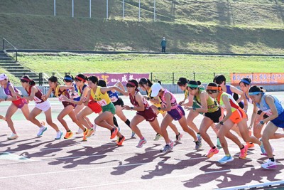 女子でコース間違えるトラブル　参考記録に　高校駅伝・京都府予選