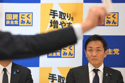 国民民主、首相指名は2回とも玉木氏　不倫報道受け両院議員総会