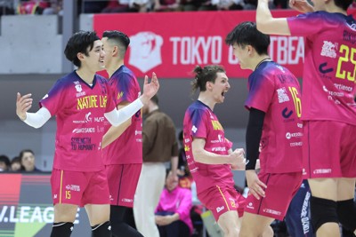 東京GBホーム2連勝　VC長野にストレート勝ち　バレーSVリーグ