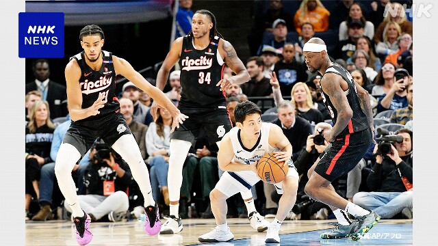 NBA グリズリーズ 河村勇輝が出場 1アシスト チームは3連勝