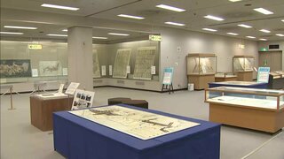 「いろんな三原の姿 楽しんで」 江戸時代の三原城下を描いた絵図など一堂に展示