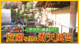 ぬるい!?サウナが約60℃そのワケは…庭園露天風呂の外気浴で“ととのう”温泉【青森の温泉・銭湯へドライ風呂17軒目】