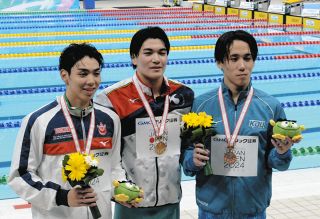 パリ五輪銀の松下知之、400個人メドレーで優勝も不満顔　「4年後のマルシャン超え」へ改良中　競泳ジャパンOP