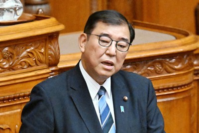 首相、企業・団体献金規制に慎重姿勢　最高裁判決挙げ　参院代表質問