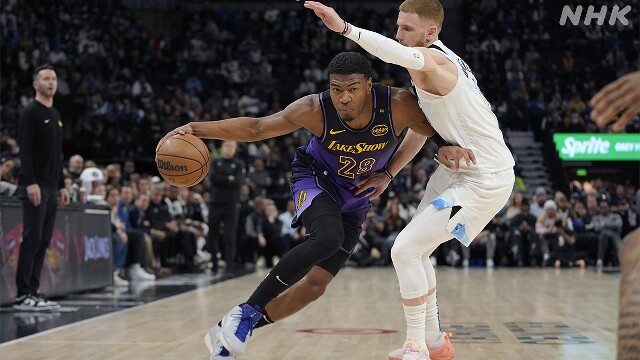 NBAレイカーズ 八村塁 2試合連続ふた桁10得点もチームは敗れる