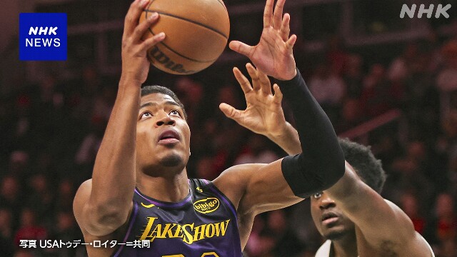 NBA レイカーズ 八村塁 4試合連続ふた桁得点もチーム3連敗